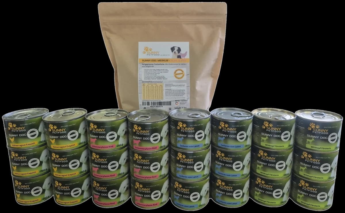 SUNNY Petfood Schnupper-Welpenpaket IDEFIX für Hunde