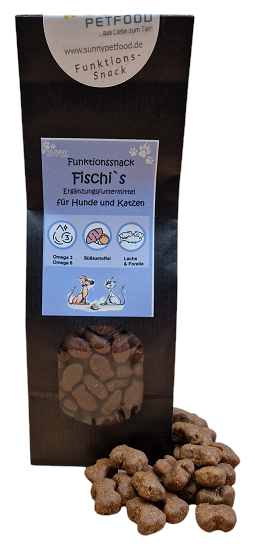 Fischi´s mit Omega 3 und 6 - für Hunde und Katzen 140g