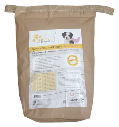 SUNNY Petfood - KALTGEPRESST - MERKUR 5 kg