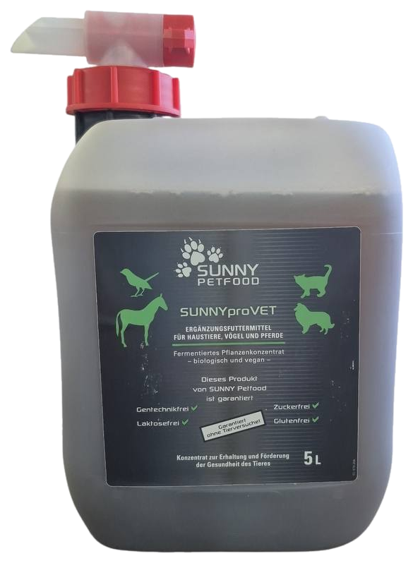 SUNNYproVET - Rechtsregulat für Tiere - 1 x 5 Liter