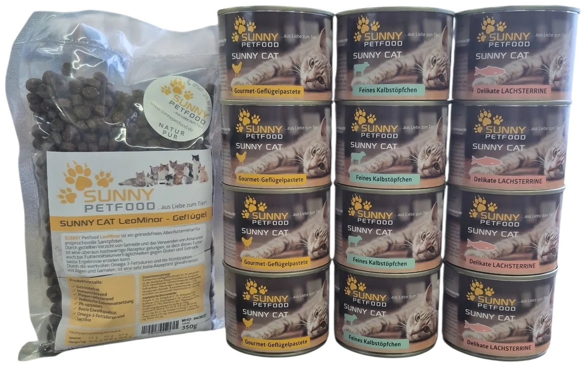 SUNNY Petfood Kennenlernpaket GARFIELD & Friends für Katzen